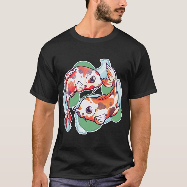 Camiseta Kawaii Koi (Anverso)