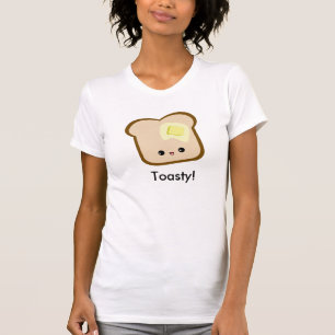 Camiseta ¡Kawaii lindo Toasty! Señoras de la tostada y de