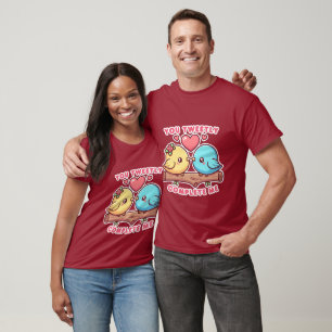 Camiseta Kawaii Lovebirds - Tweeteándome completo