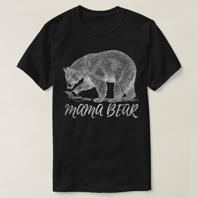 Camiseta Kawaii Mama Bear Zoo Polar Ama A Los Animales (Diseño del anverso)