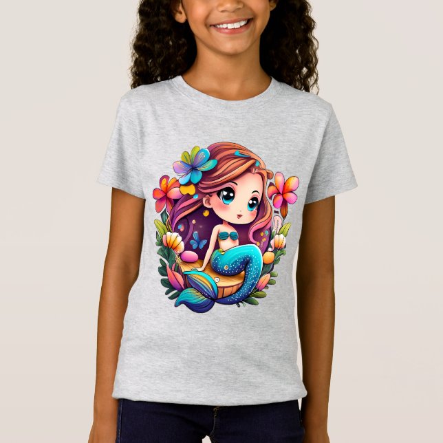 Camiseta Kawaii Mermaid (Anverso)