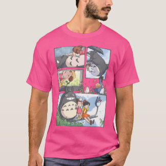 Camiseta Kawaii Monstruo de Arte Cuto Go -Ghiblis- Ahuyendo