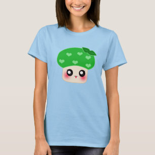 Camiseta Kawaii Mushroom Green