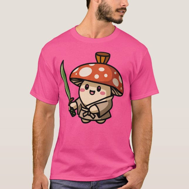 Camiseta Kawaii Mushroom Warrior (Anverso)