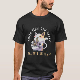 Camiseta Kawaii Neko Anime Cat