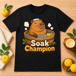 Camiseta Kawaii Onsen Campeona de Remojo de Carpin