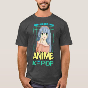Camiseta Kawaii Otaku Japón Neko es solo un Chica que ama a