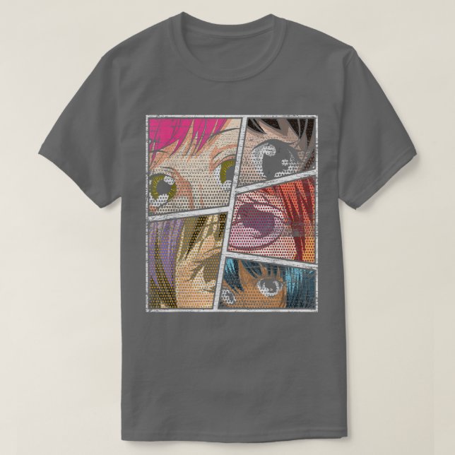 Camiseta Kawaii Otaku Manga japonesa Chica anime pop A (Diseño del anverso)