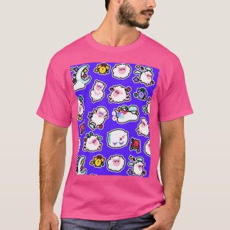 Camiseta Kawaii Oveja Infantil De Cama, Cuta Y