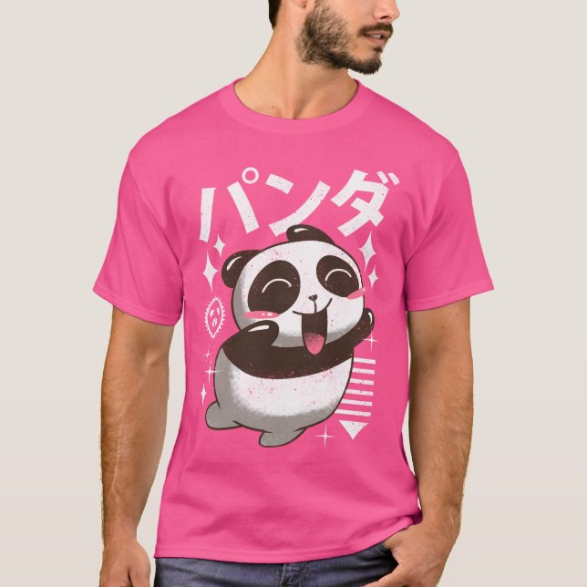 Camiseta Kawaii Panda (Anverso)