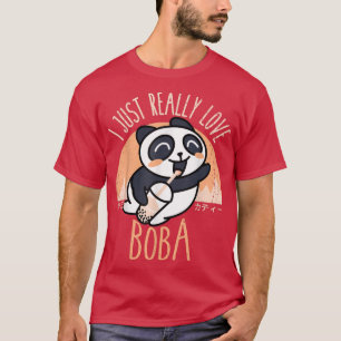 Camiseta Kawaii Panda Me Encanta Realmente El Anim Japonés