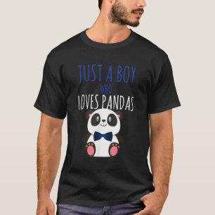 Camiseta Kawaii Panda, que ama a Pandas