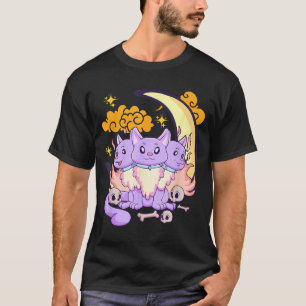 Camiseta Kawaii Pastel Goth Lindo Y Perro De 3 Cabezas Hall
