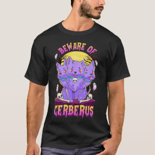 Camiseta Kawaii Pastel Gótico Cute Creepy Perro Divertido D