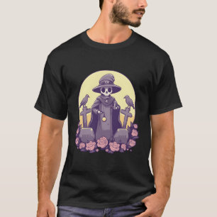 Camiseta Kawaii Pastel Gótico Witchen Death Grim Reaper