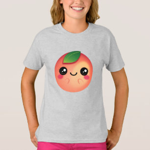 Camiseta Kawaii Peach