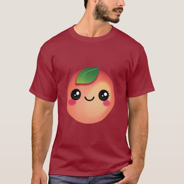 Camiseta Kawaii Peach T-Shirt (Anverso)
