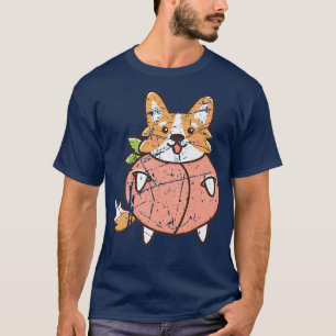 Camiseta Kawaii Peachy Corgi Perro Guay Cuppy Welsh Corgis 