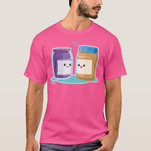 Camiseta Kawaii Peanut Butter Y Jelly