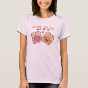 Camiseta Kawaii Peanut Butter y Jelly T-Shirt