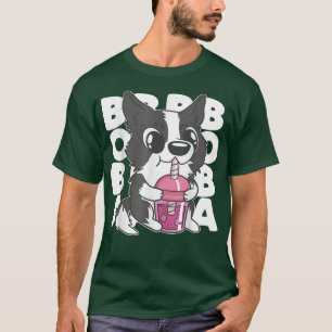 Camiseta Kawaii Perro Boba Tea Bubble Tea Anime Kawaii Neko