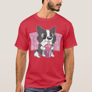 Camiseta Kawaii Perro Boba Tea Bubble Tea Anime Kawaii Neko