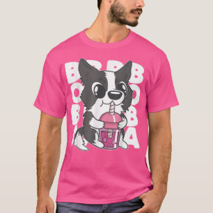 Camiseta Kawaii Perro Boba Tea Bubble Tea Anime Kawaii Neko