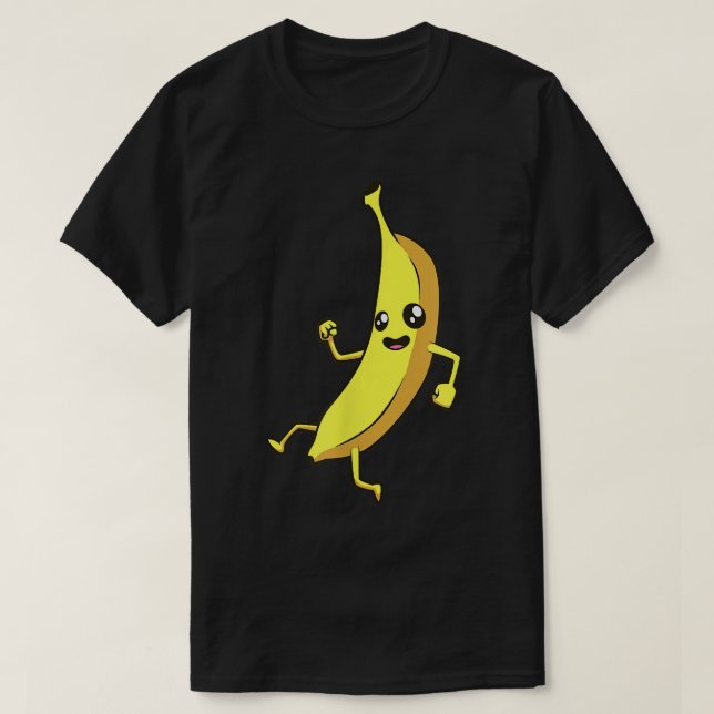 Camiseta Kawaii Personalizado Banana (Diseño del anverso)
