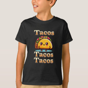 Camiseta Kawaii Personalizado Tacos