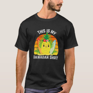 Camiseta Kawaii Pineapple Y Surfboard Funny Esto Es Mi Ha