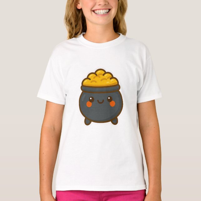 Camiseta Kawaii Pot of Gold (Anverso)