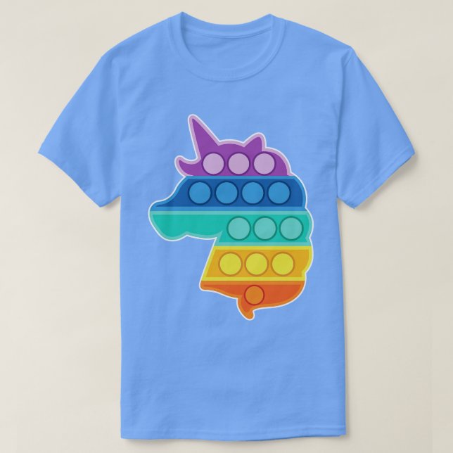 Camiseta Kawaii presiona a grifo sensorial del fidget jugue (Diseño del anverso)