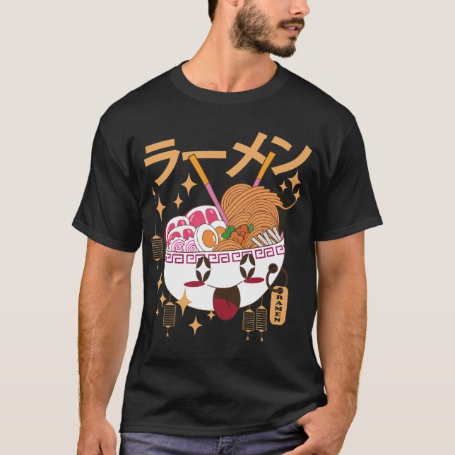 Camiseta kawaii RAMEN (Anverso)