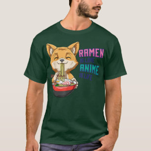 Camiseta Kawaii Ramen Fo Noodle Soup Otaku Anime
