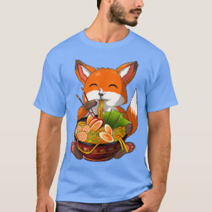 Camiseta Kawaii Ramen Fo, un anime divertido con el fideo n