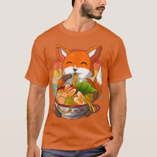 Camiseta Kawaii Ramen Fo, un anime divertido con el fideo n