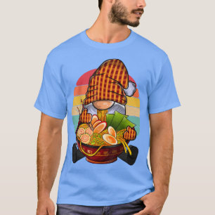 Camiseta Kawaii Ramen Gnome, japonés indio divertido de los