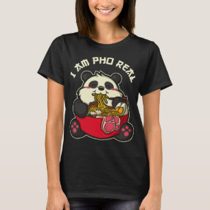 Camiseta Kawaii Ramen Japonés Anime Noodles Funny Panda No