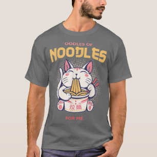 Camiseta Kawaii Ramen Japonés Fideos de Anime Cuidados De G