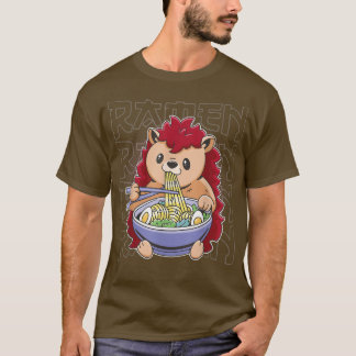 Camiseta Kawaii Ramen Japonés Noodles de Anime Cute Shiba I