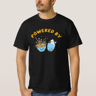 Camiseta Kawaii Ramen y diseño de gatos   Ramen y gato alim