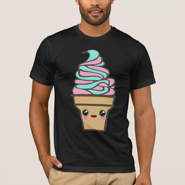 Camiseta Kawaii Rave Ice Cream Cone (Anverso)