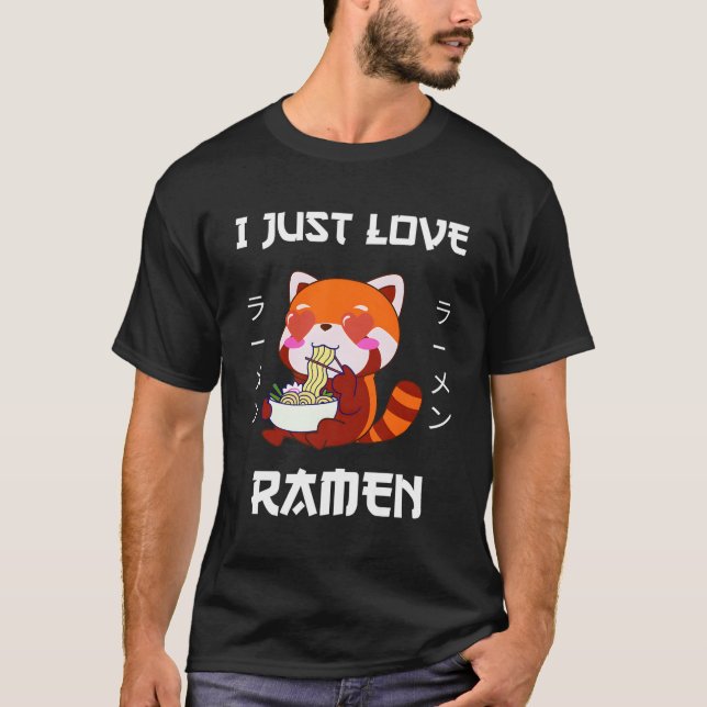 Camiseta Kawaii Red Panda Come Ra Me Encanta Ra Japonesa S (Anverso)