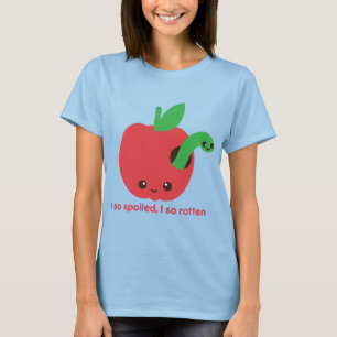 Camiseta Kawaii Rotten Apple