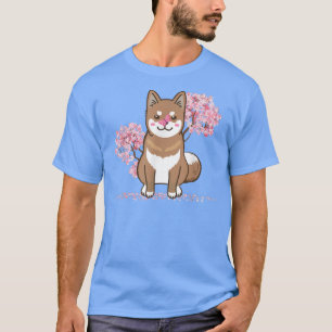 Camiseta Kawaii Sakura japonesa florece cerezo Shikoku perr