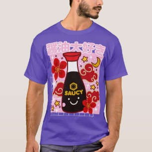 Camiseta Kawaii Salsa de soja Cute me encanta el tocón japo