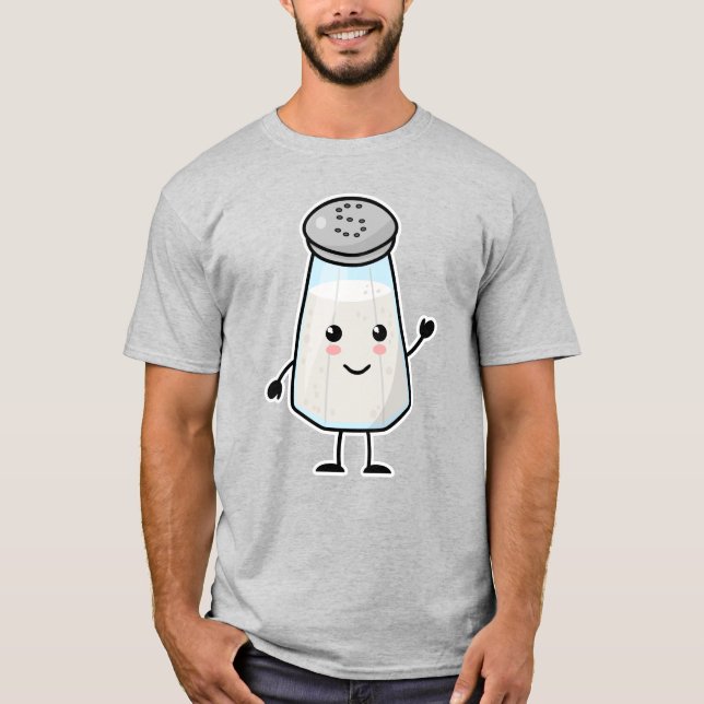 Camiseta Kawaii Salt Shaker: BFFs o parejas (Anverso)