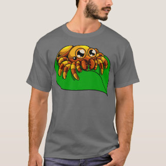 Camiseta Kawaii saltando araña