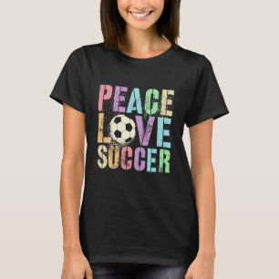 Camiseta Kawaii San Valentín Paz Amor Fútbol Marcador Club