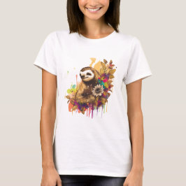 Camiseta Kawaii Sloth.